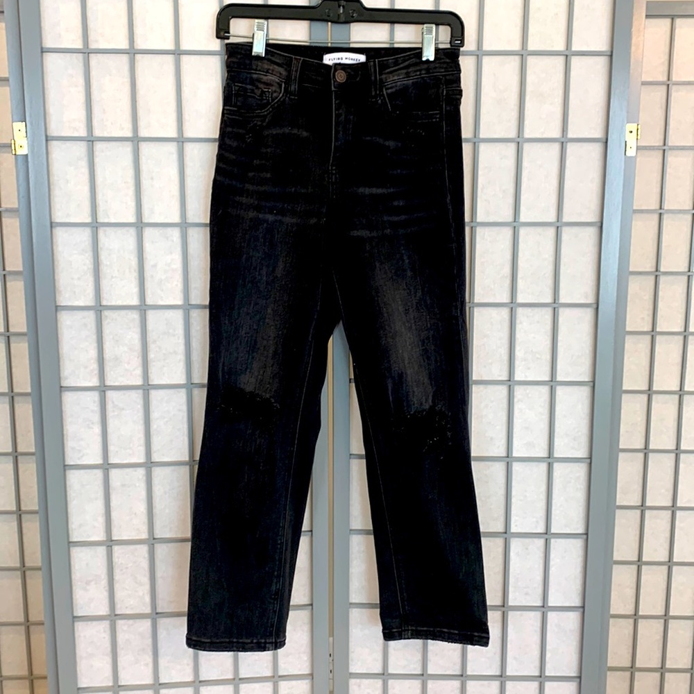 Flying Monkey Black distressed jeans